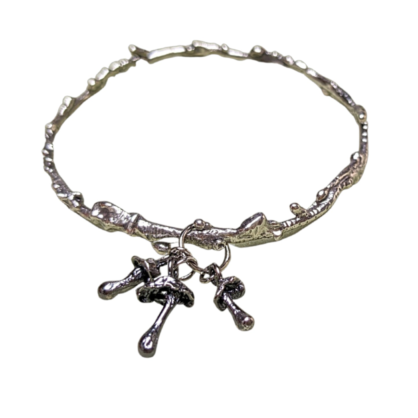Mushrooms on Branch Bracelet