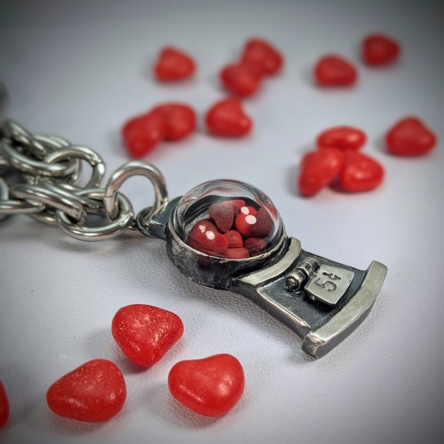 'Sweet Love' Gumball Machine Pendant