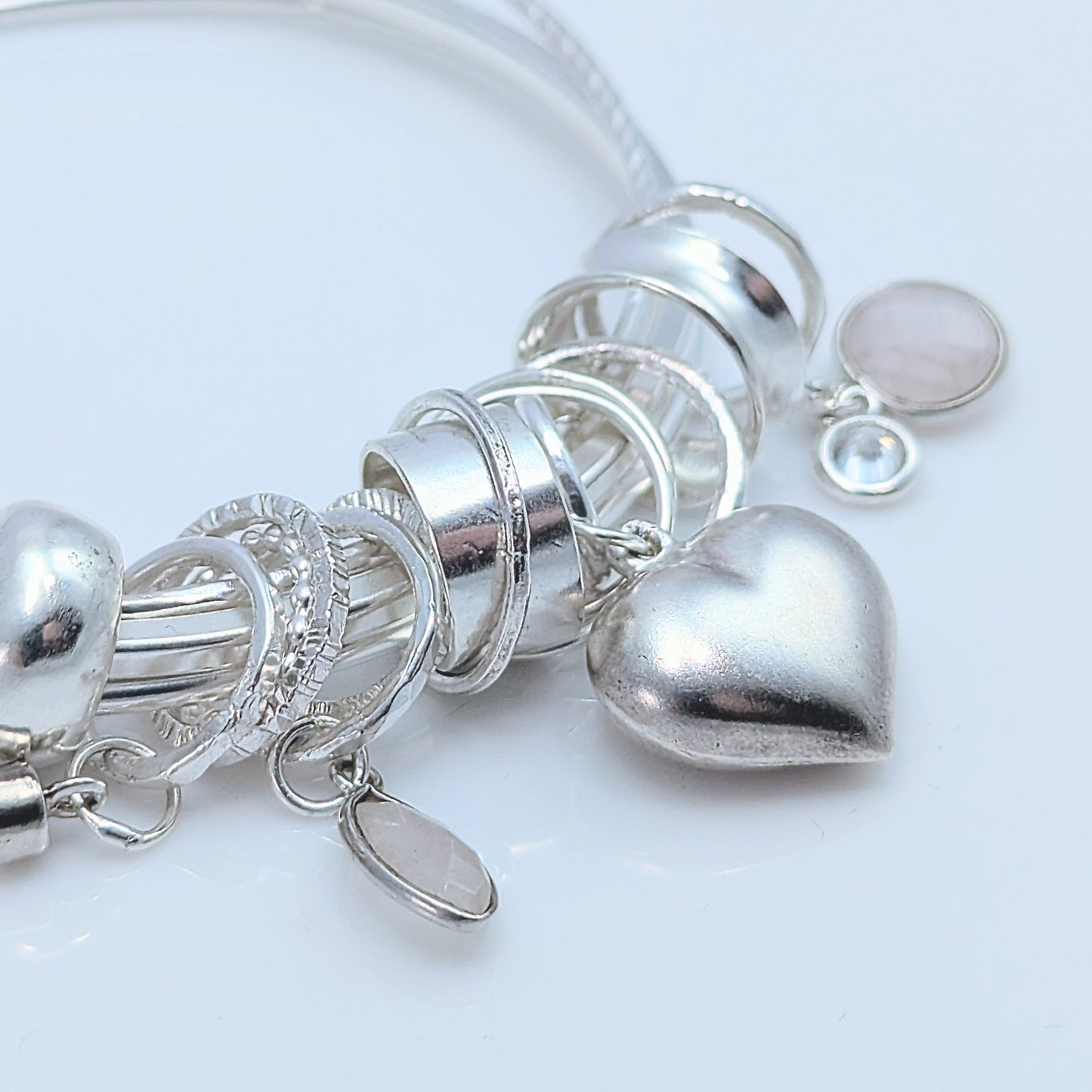 Triple Bangle with Charms - Small