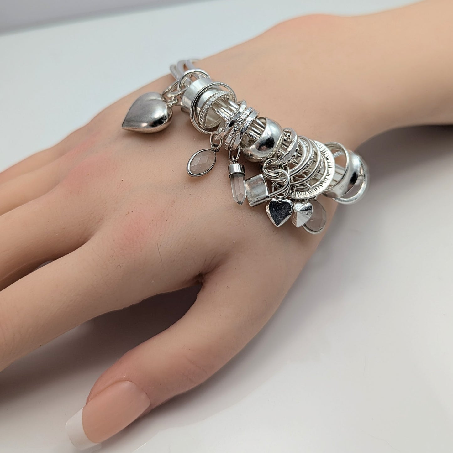 Triple Bangle with Charms - Small