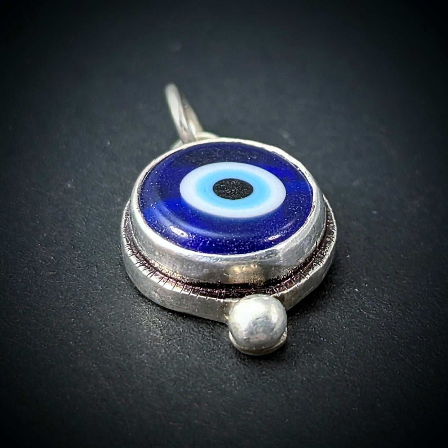 Evil Eye Pendant #5 - Lampwork Glass