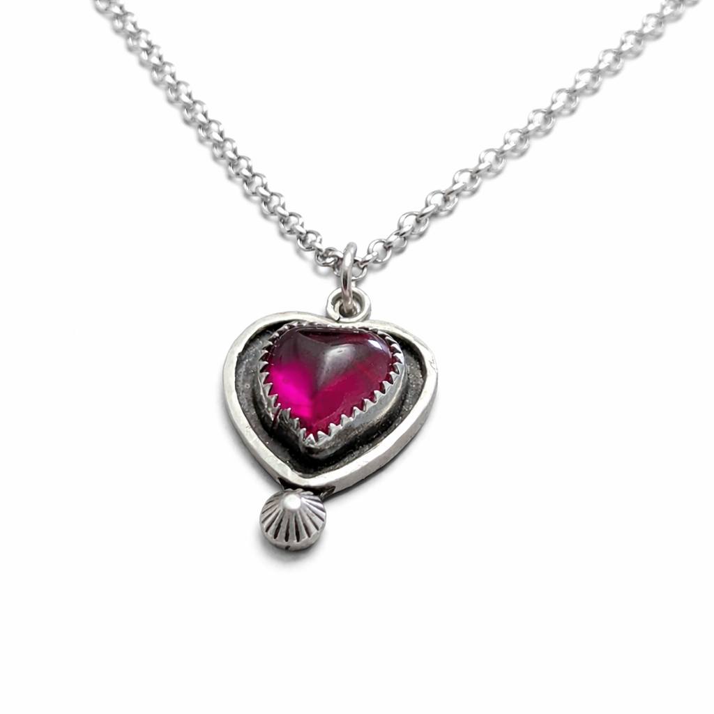 "Love, Always" Ruby Necklace