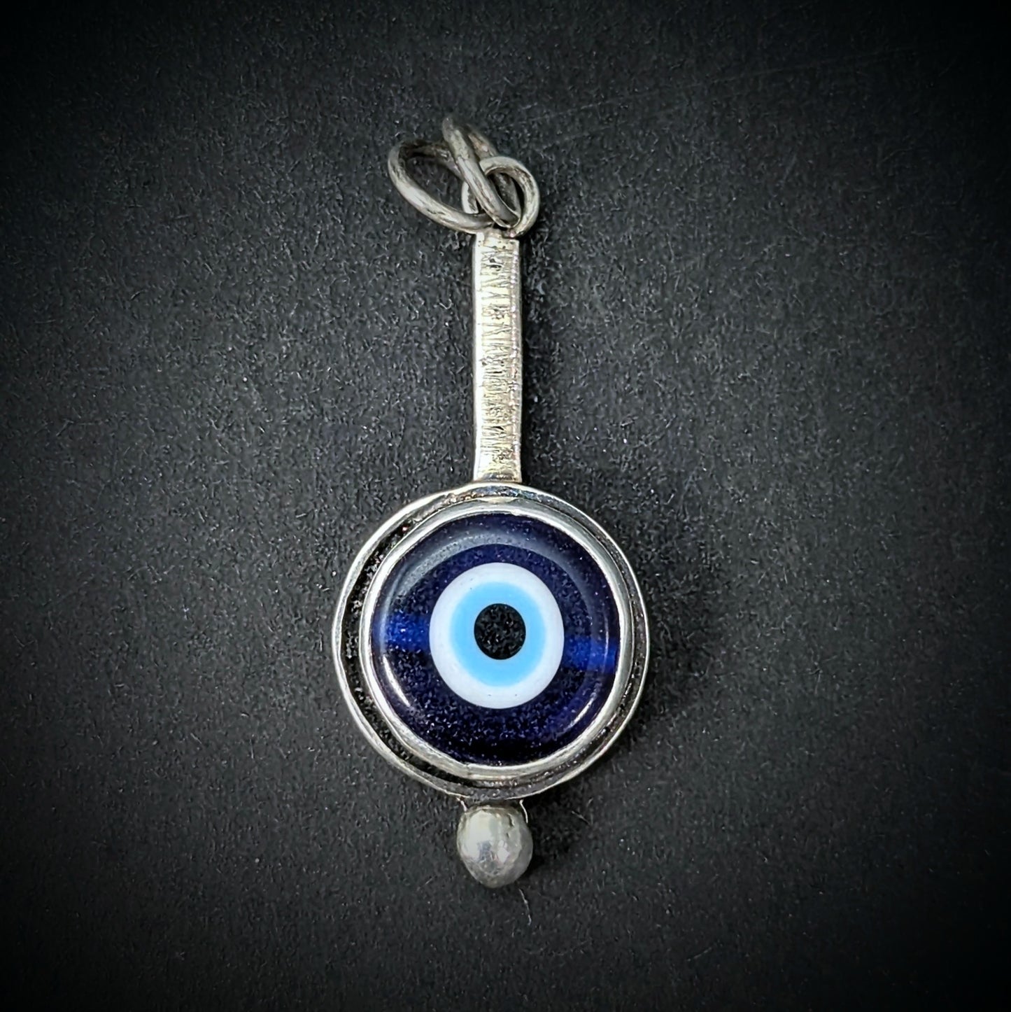 Evil Eye Pendant #4 - Lampwork Glass