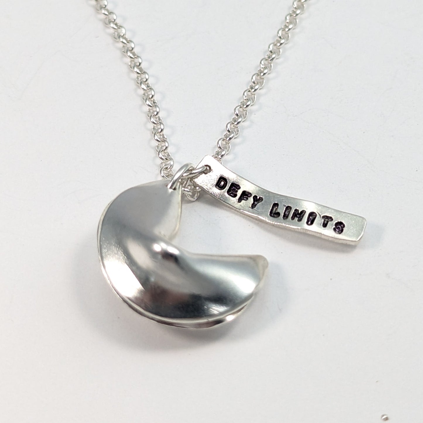Fortune Cookie 'Defy Limits' Pendant