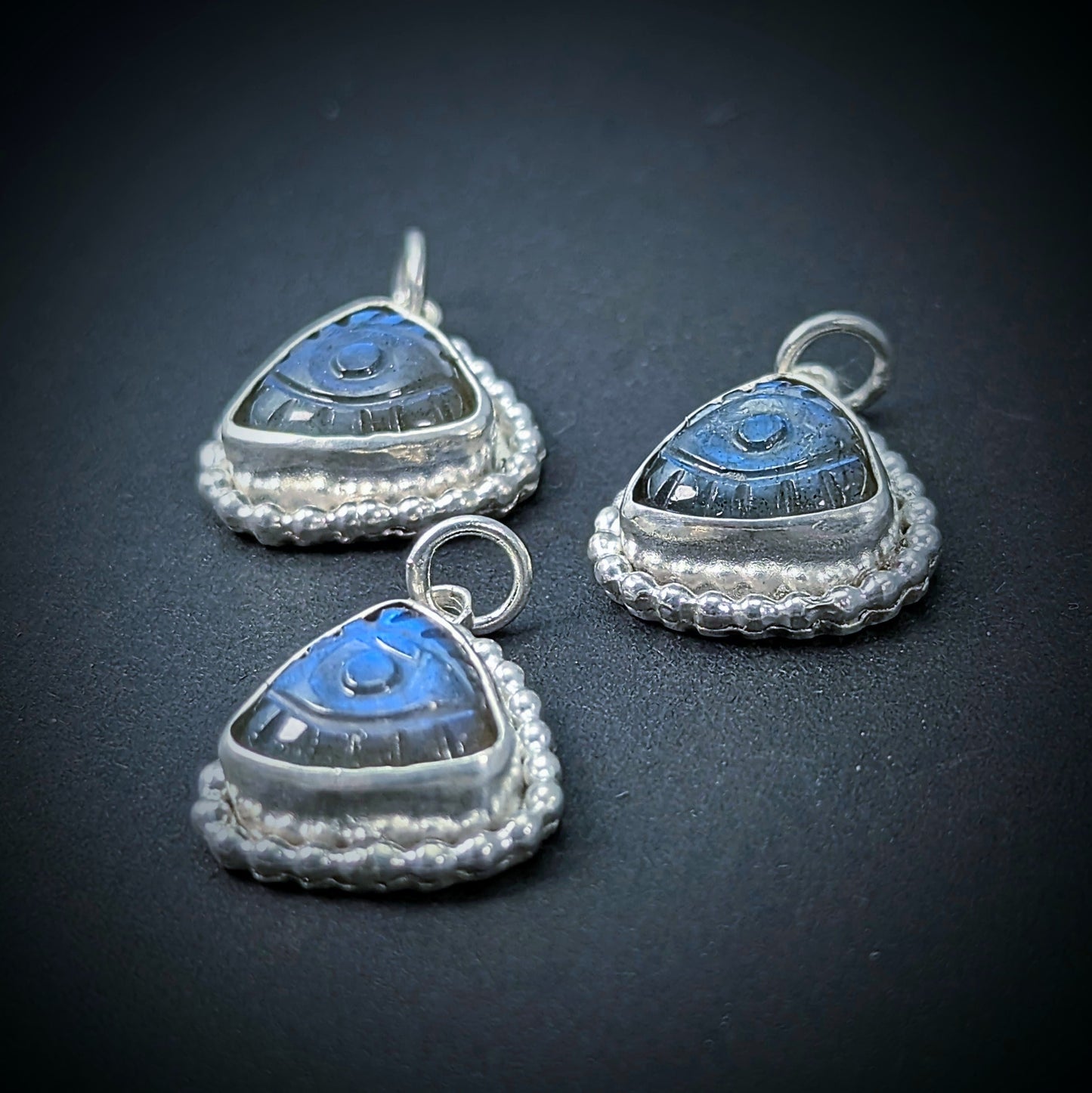 Evil Eye Pendant - Labradorite #1