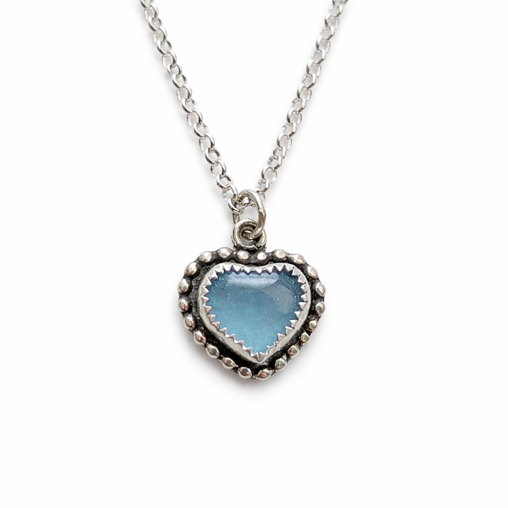 "Tender Blue" Aqaumarine Necklace