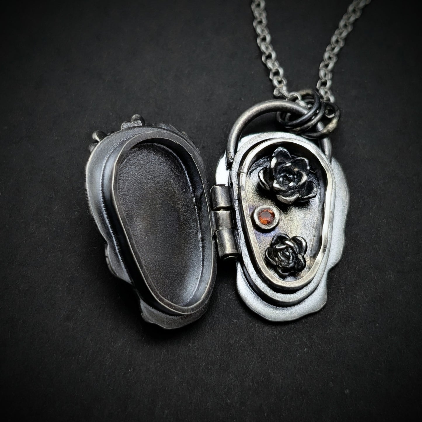 Sugar Skull Locket Necklace