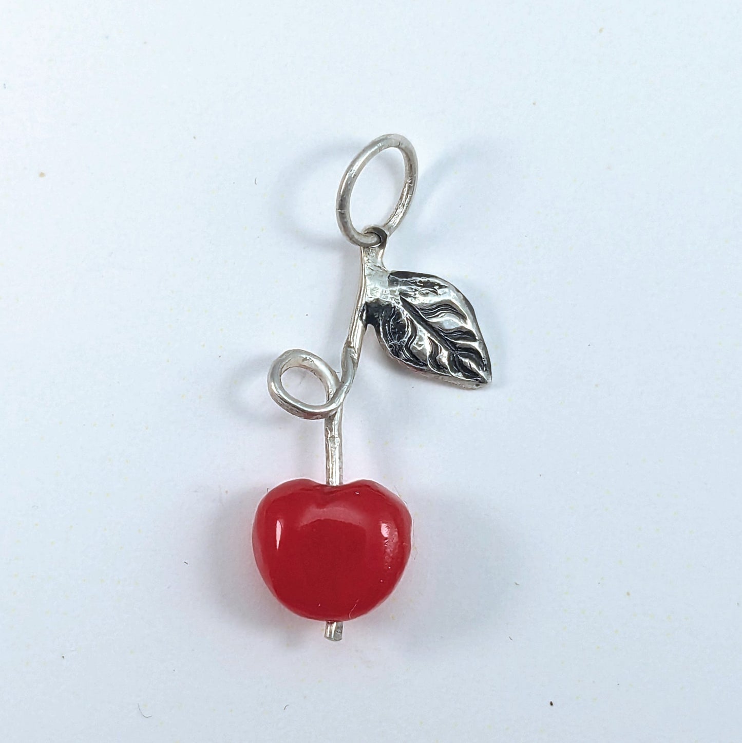 Bakelite Cherry Pendant #1