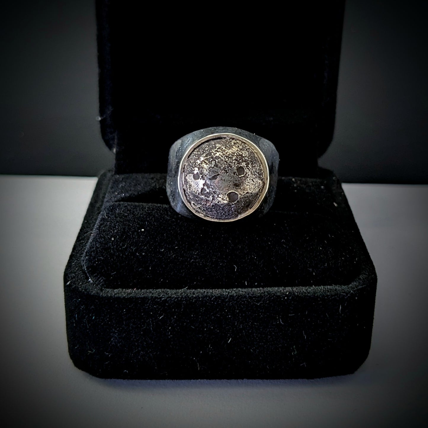 Moon Signet Ring Size 8.5