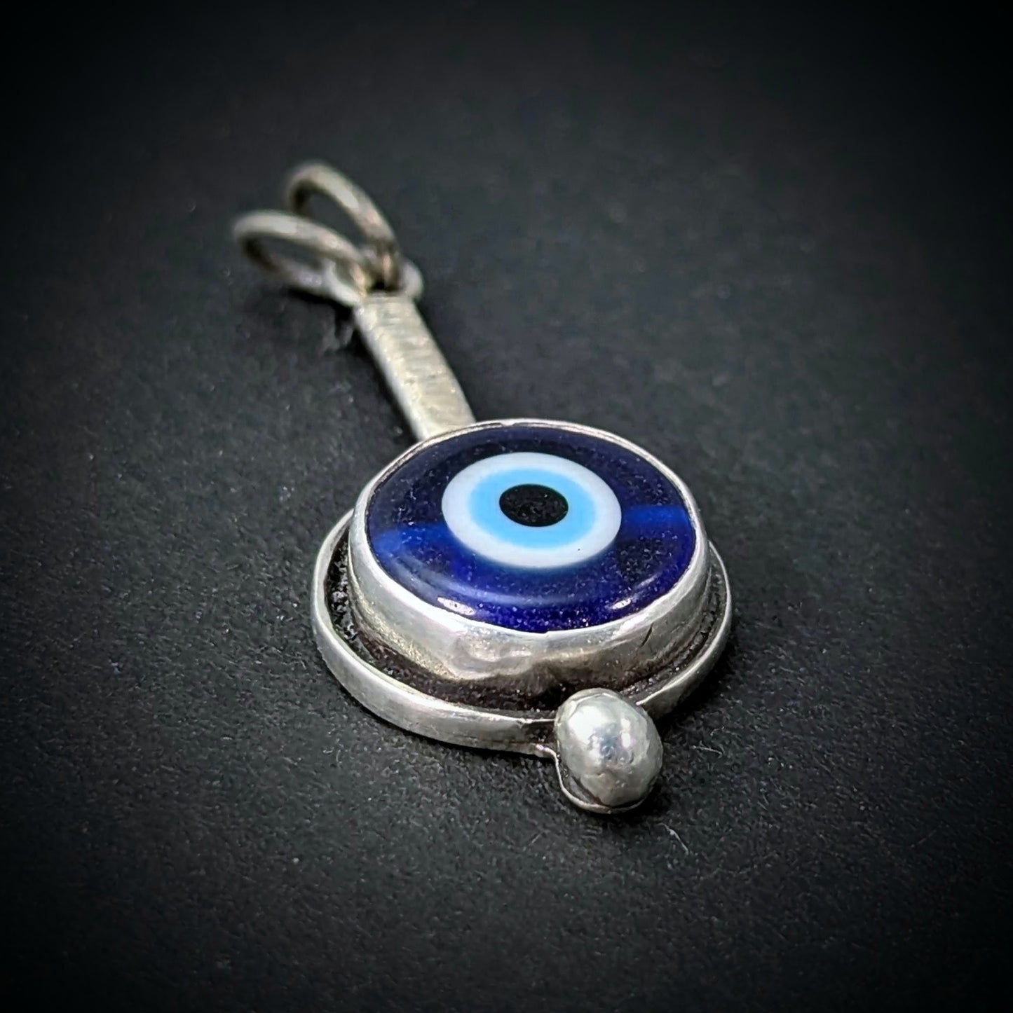Evil Eye Pendant #4 - Lampwork Glass