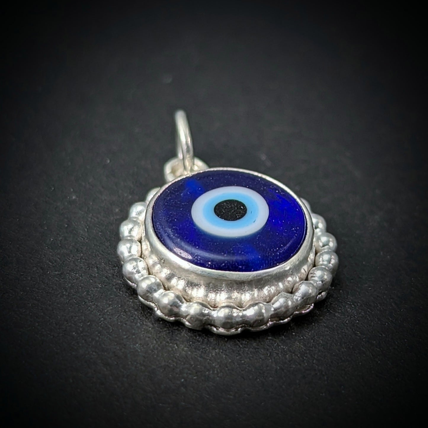 Evil Eye Pendant #6 - Lampwork Glass