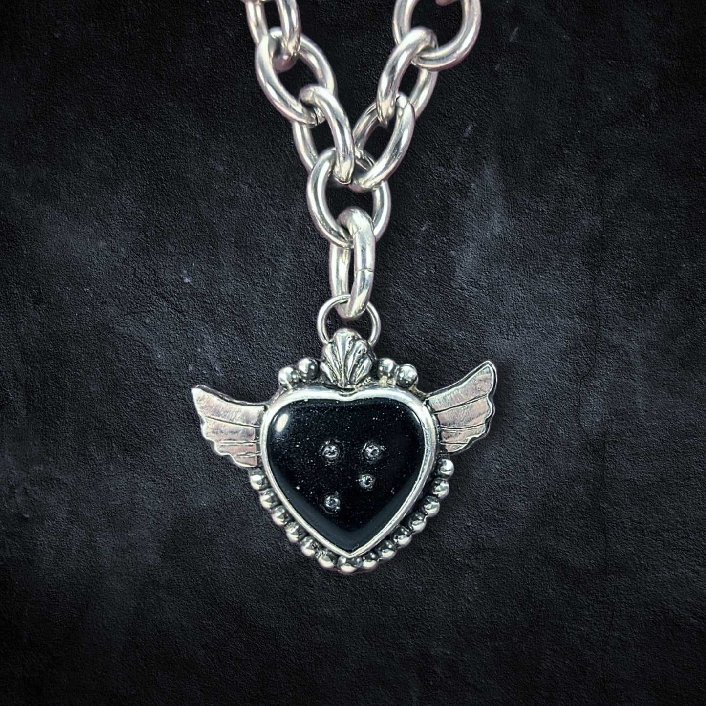 'Forever Free' Heart with Wings Pendant