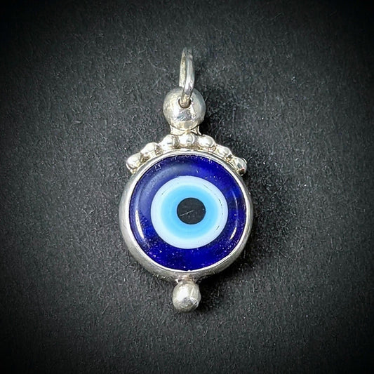 Evil Eye Pendant #2 - Lampwork Glass