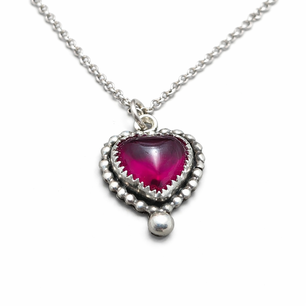 "All My Heart" Ruby Necklace