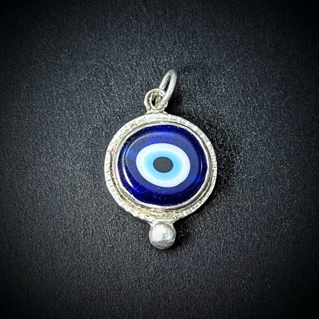 Evil Eye Pendant #7 - Lampwork Glass