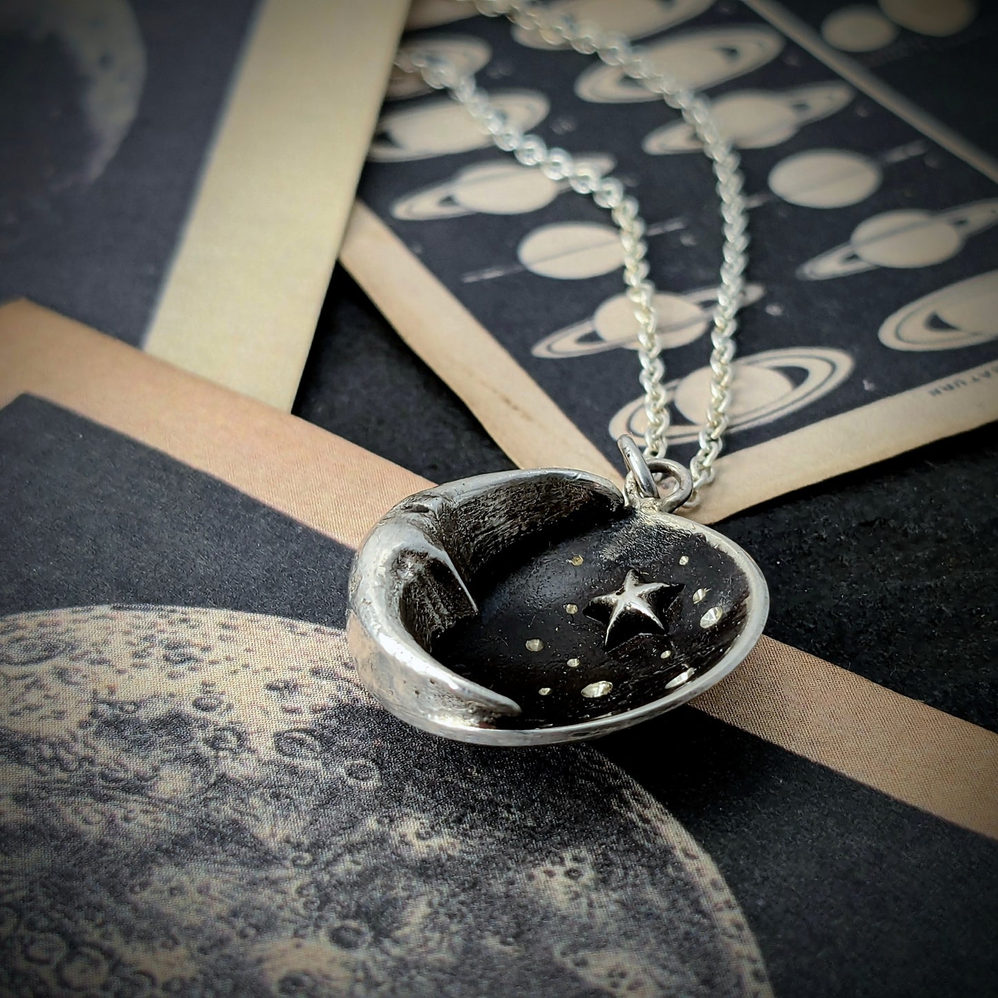 Man on the Moon Necklace #2