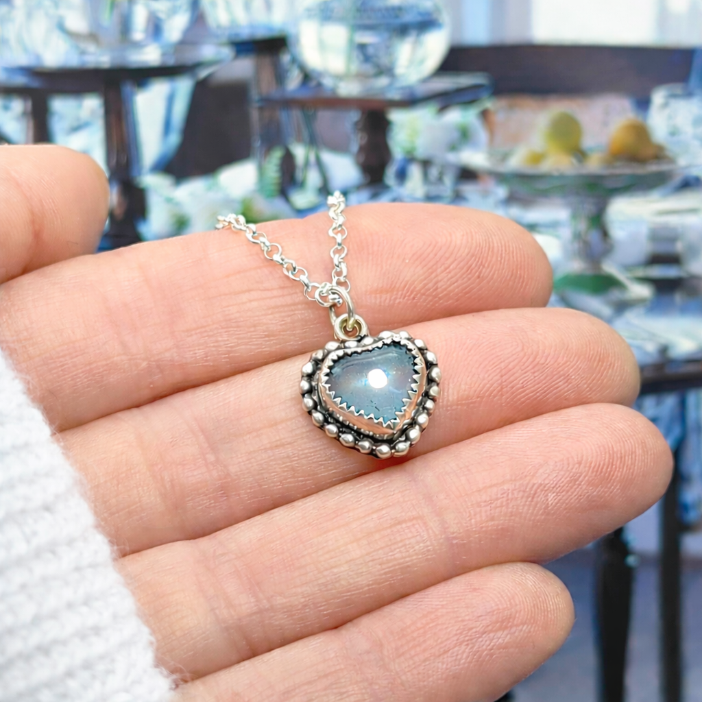 "Tender Blue" Aqaumarine Necklace