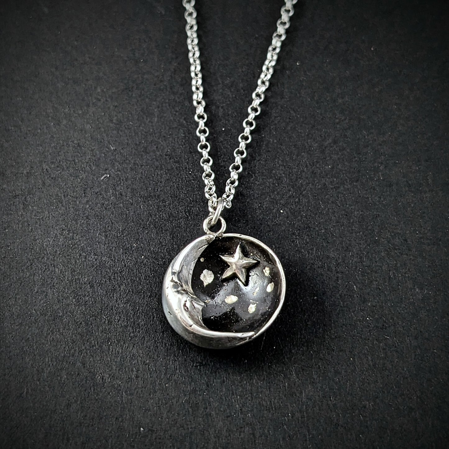 Man on the Moon Necklace #3