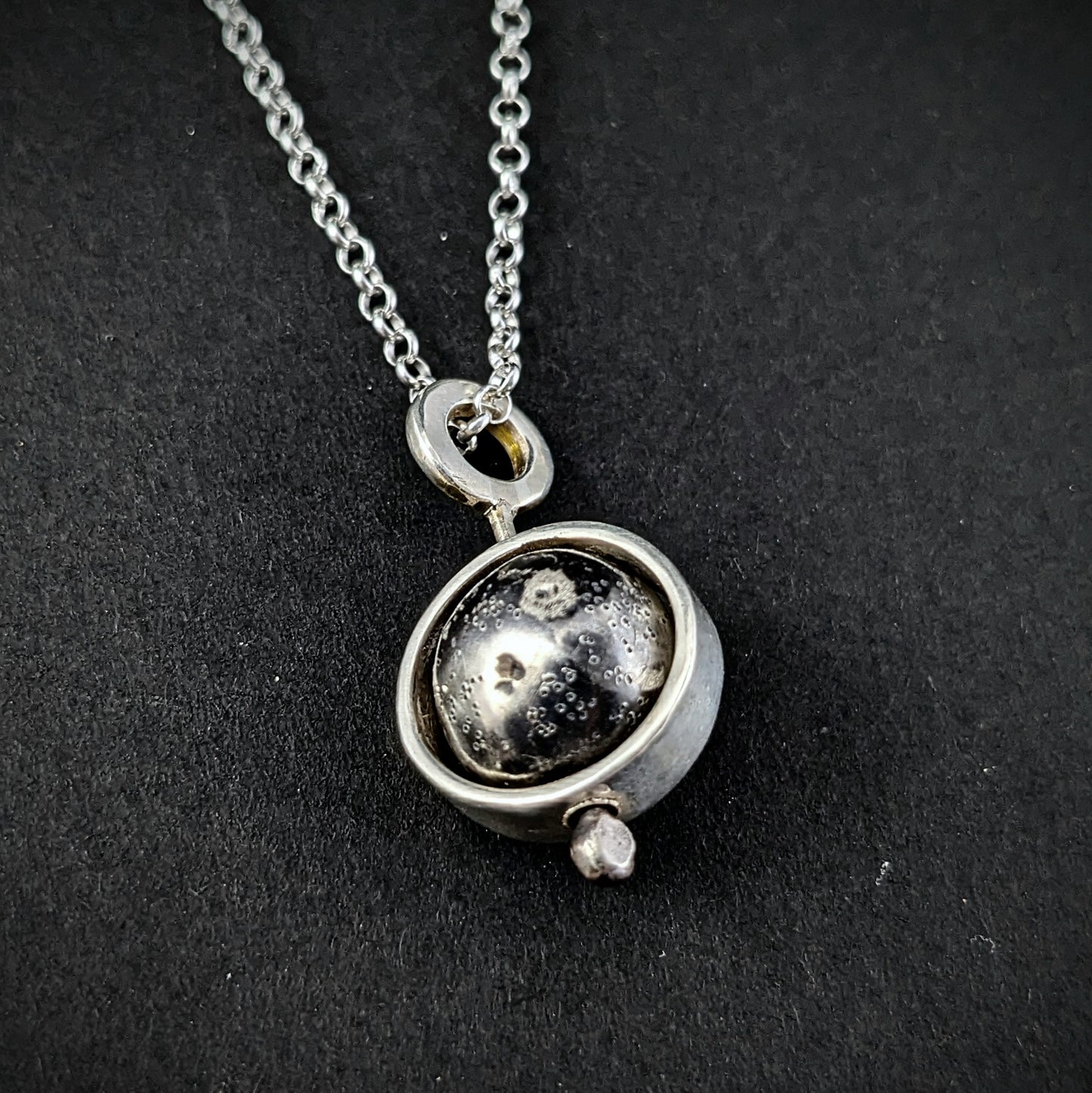 Revolving Moon Necklace