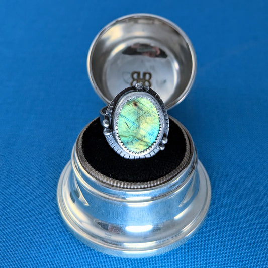 Labradorite Ring No.5 - size 7