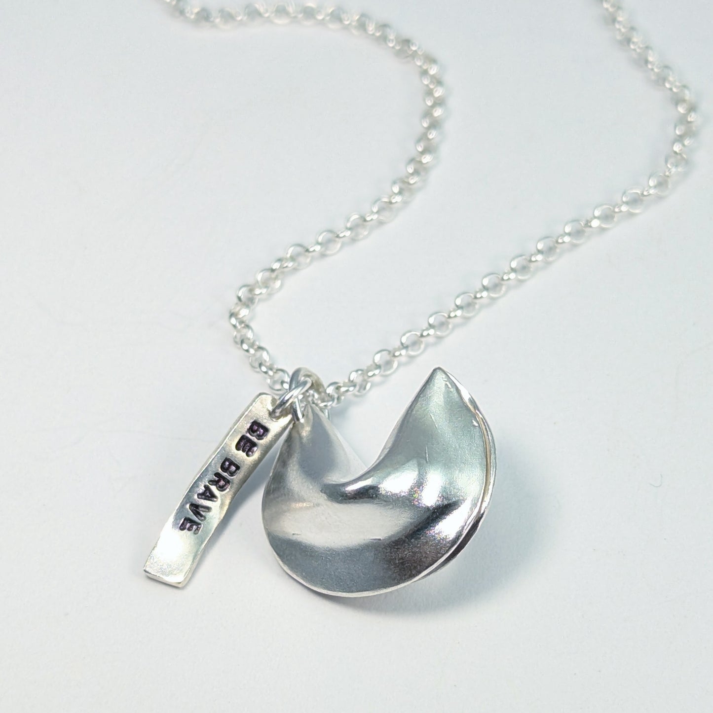 Fortune Cookie 'Be Brave' Pendant