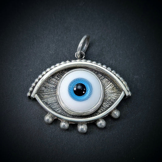 Evil Eye Pendant - Resin Doll Eye