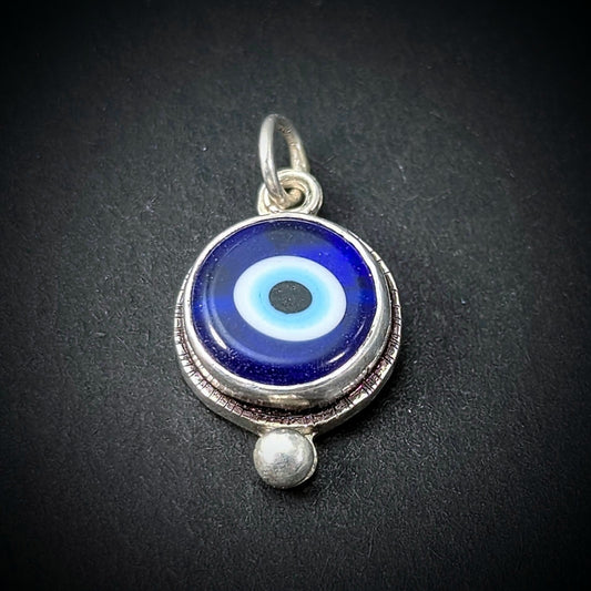 Evil Eye Pendant #5 - Lampwork Glass