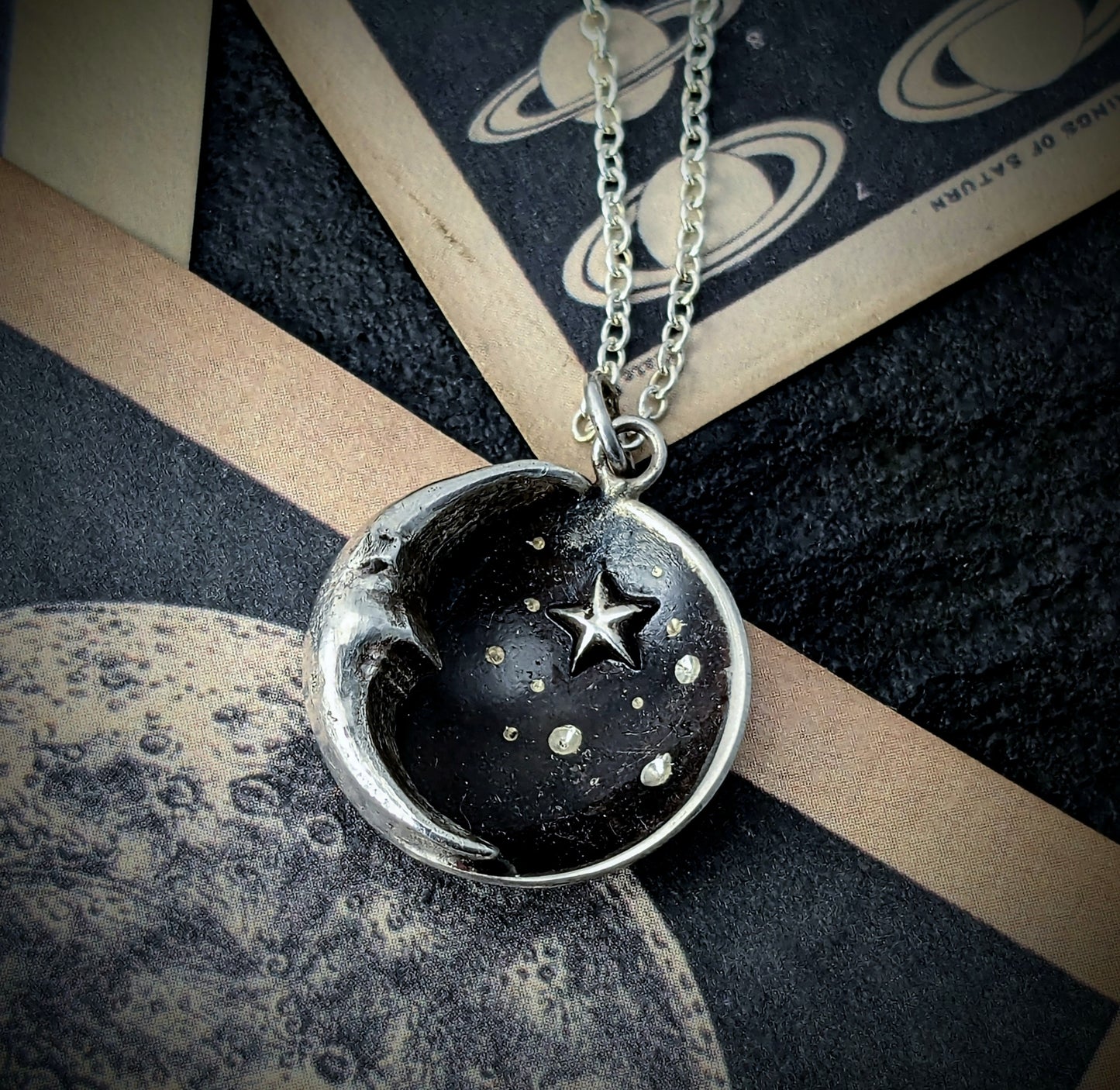 Man on the Moon Necklace #2