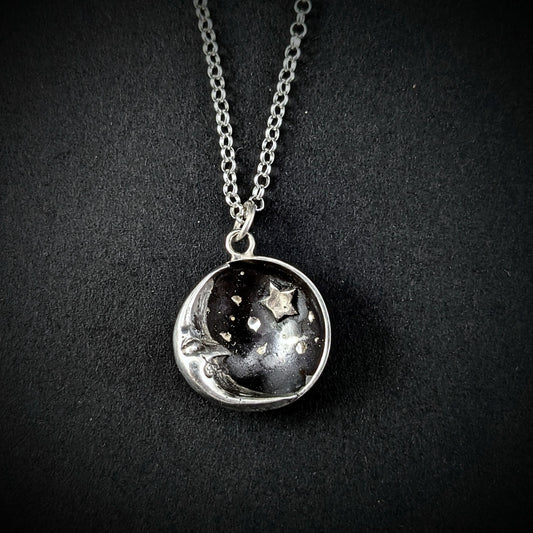 Man on the Moon Necklace #1