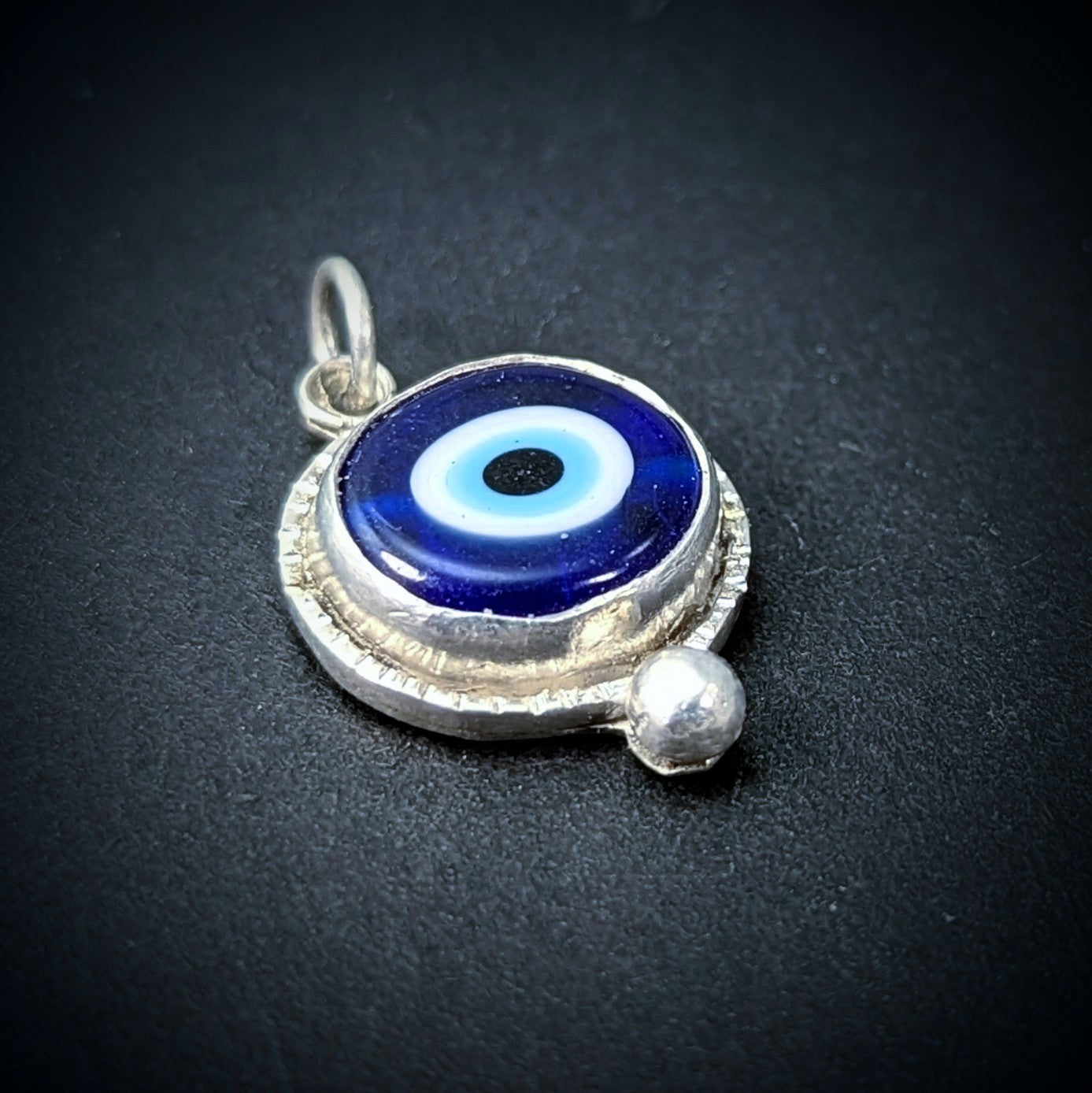 Evil Eye Pendant #7 - Lampwork Glass