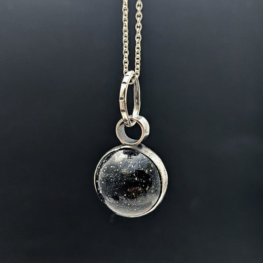 Vintage Galaxy Marble Necklace